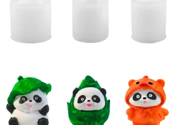 Create Stunning Candles and Crafts with Versatile 3D Panda Silicone Molds