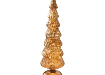 Transform Your Holiday Decor with a Stylish Glass Tabletop Christmas Tree Ornament