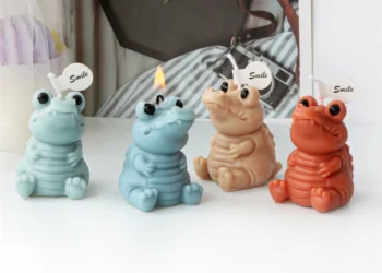 Create Unique Crafts Easily with Cute Crocodile Silicone Molds for DIY Projects