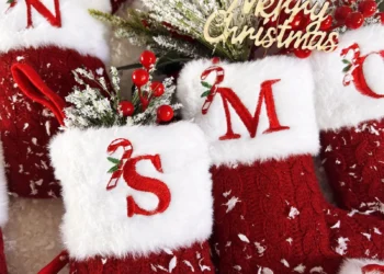 Cozy Holiday Stockings That Double as Festive Gift and Candy Holders