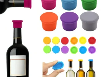 Keep Wine Fresh Longer with These Durable Silicone Bottle and Glass Stoppers