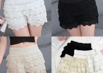 Stylish High-Waist Boho Crochet Shorts Perfect for Effortless Summer Looks